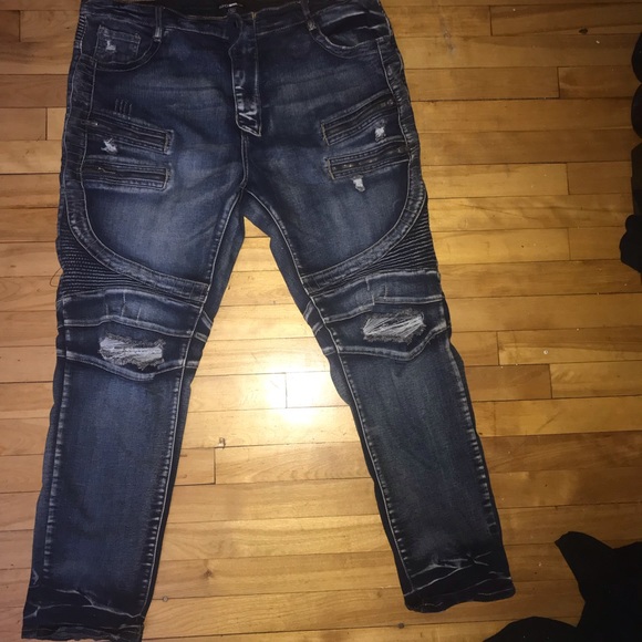 Biker jeans. - Picture 2 of 5